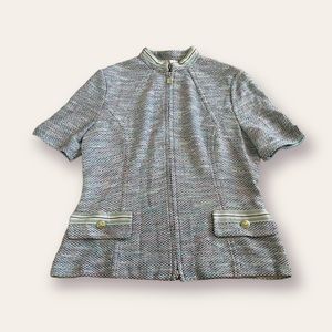 St. John short sleeve sweater 6